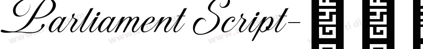 Parliament Script字体转换